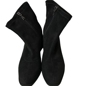 Aerosols NEW wedge Black ankle boot Women's 7.5